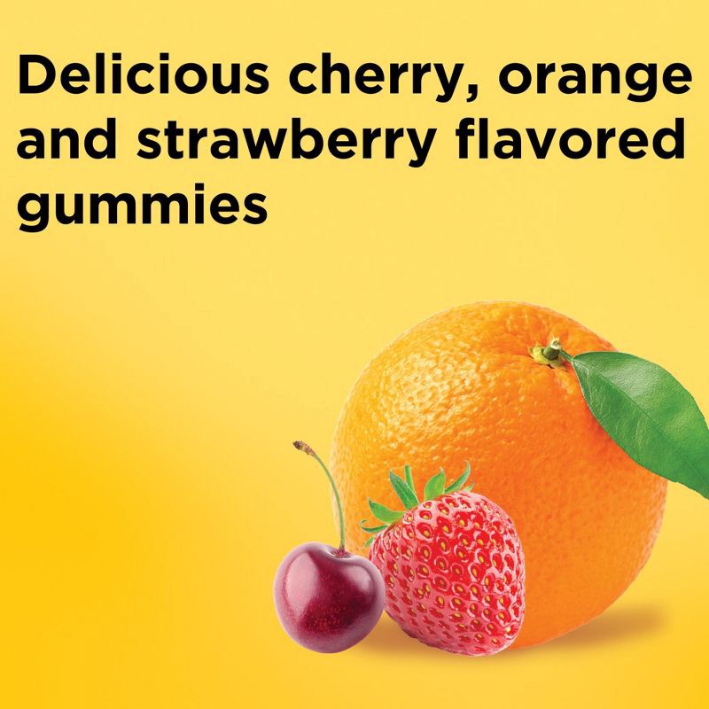 slide 4 of 10, Nature Made Calcium 500mg with Vitamin D3 for Bone Support Gummies - Fruit - 100ct, 100 ct; 500 mg