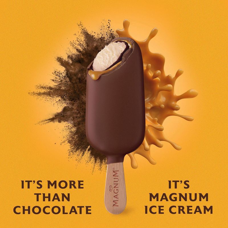 slide 4 of 8, Magnum Mini Ice Cream Bars Double Caramel - 6ct, 6 ct