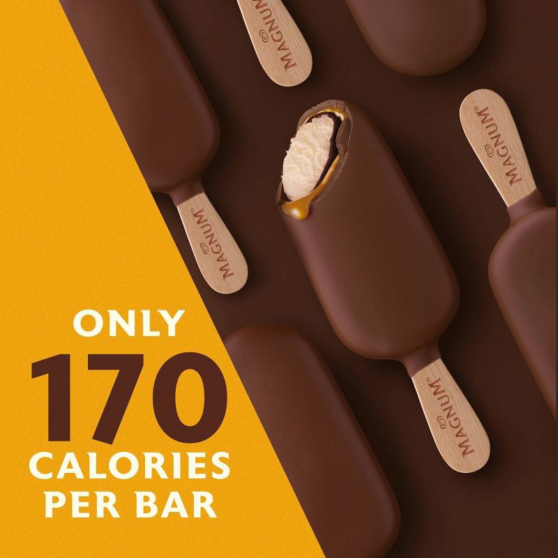 slide 6 of 8, Magnum Mini Ice Cream Bars Double Caramel - 6ct, 6 ct