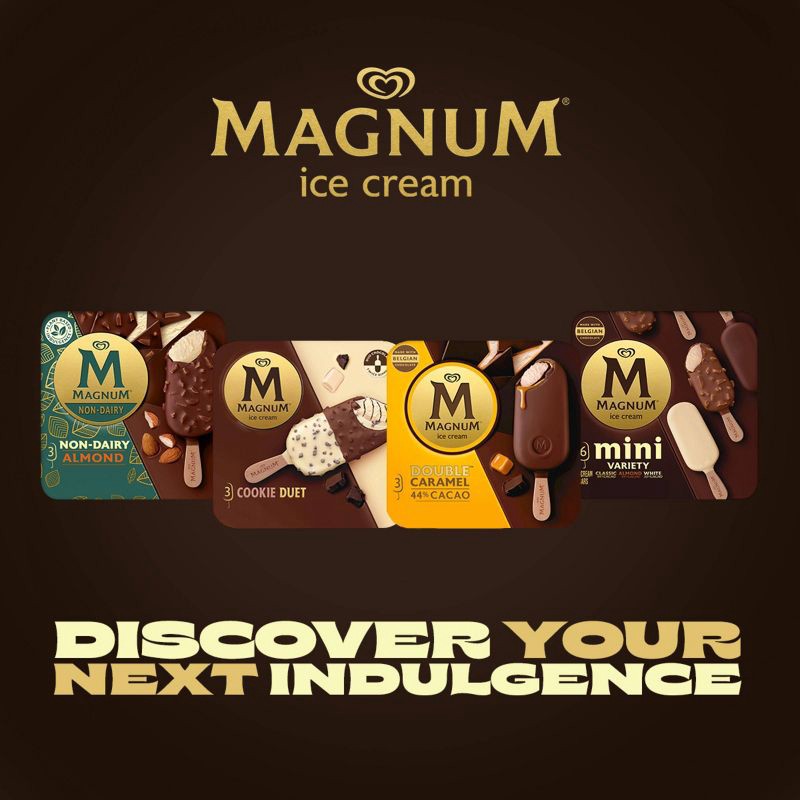 slide 8 of 8, Magnum Mini Ice Cream Bars Double Caramel - 6ct, 6 ct