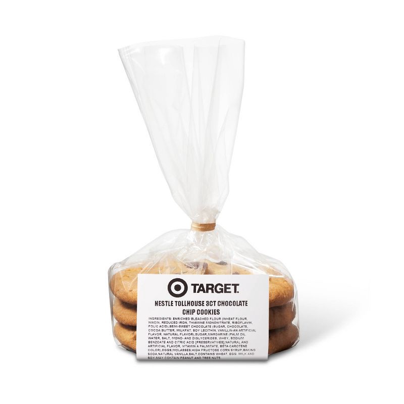 slide 1 of 2, Nestle Tollhouse Chocolate Chip Cookies - 3ct, 3 ct