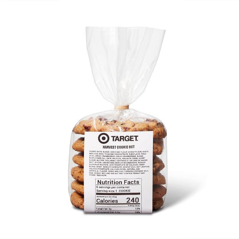 slide 3 of 3, Harvest Cookies - 10oz/6ct - Favorite Day™, 6 ct; 10 oz