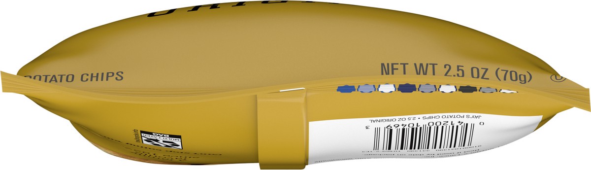 slide 9 of 11, Jays Original Potato Chips, 2.5 oz, 2.5 oz