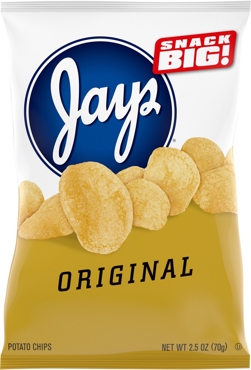 slide 11 of 11, Jays Original Potato Chips, 2.5 oz, 2.5 oz