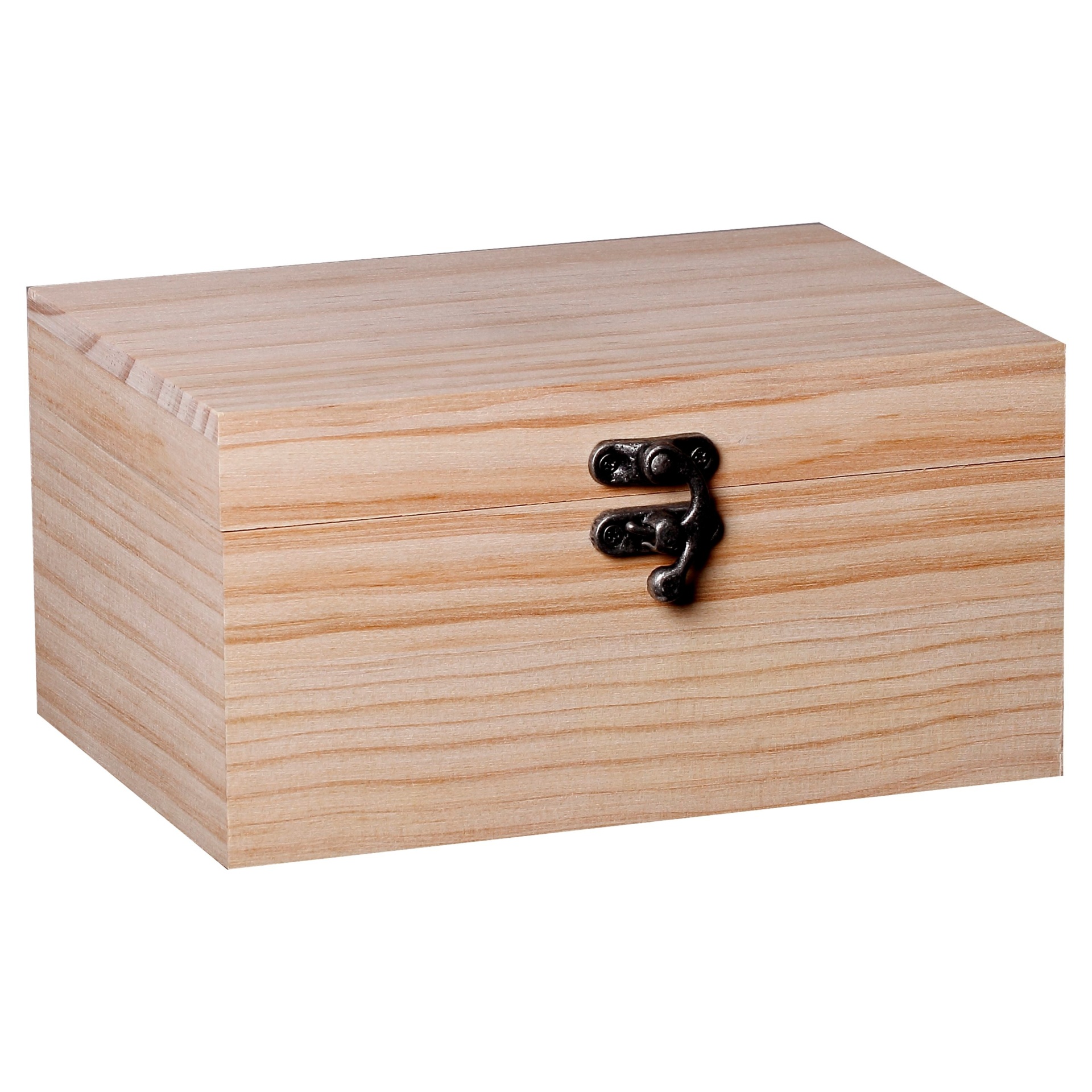 slide 1 of 1, Hand Made Modern Wood Jewelry Box, 1 ct