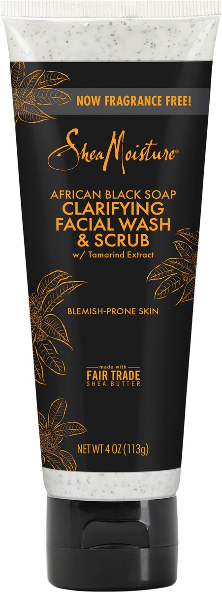 slide 3 of 3, SheaMoisture African Black Soap Clarifying Facial Wash & Scrub - 4oz, 4 oz