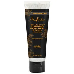 SheaMoisture African Black Soap Facial Wash and Scrub