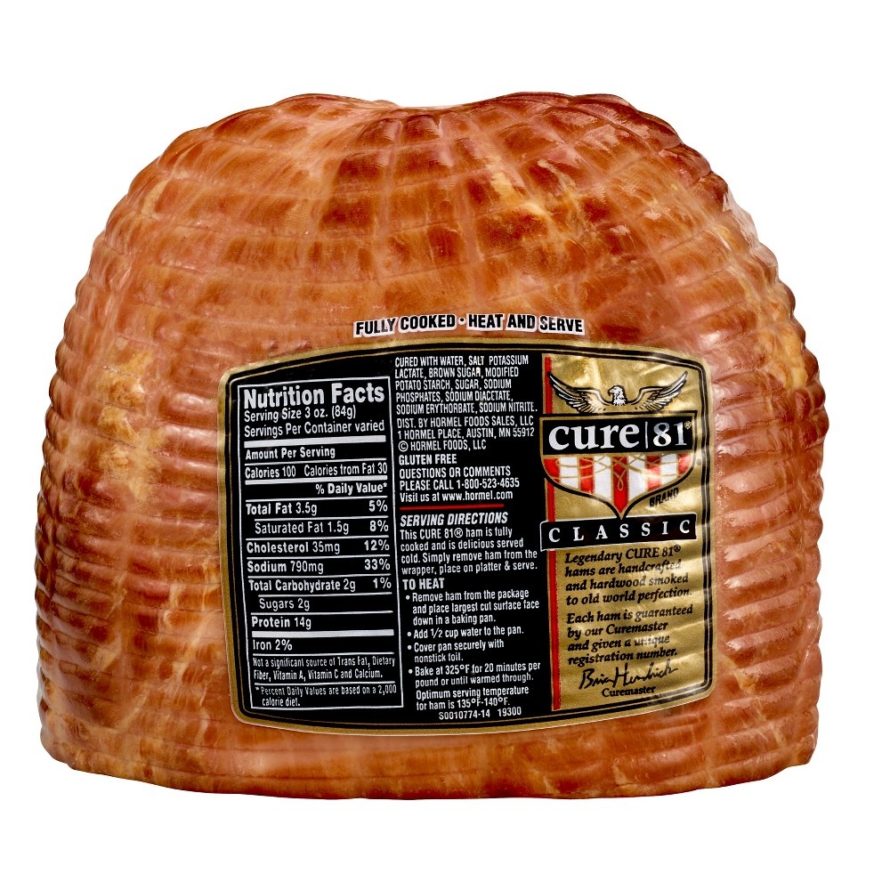 slide 4 of 5, Hormel Cure 81 Classic Dinner Ham, per lb