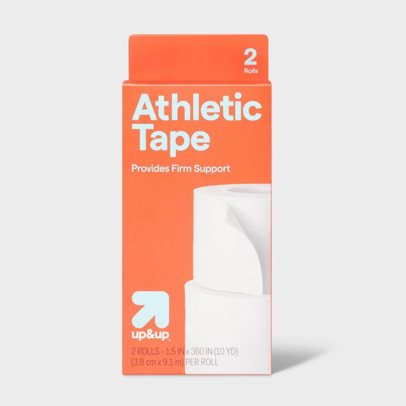 slide 1 of 3, Athletic Tape - 20yds - up&up™, 1 ct