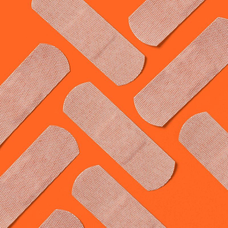 slide 2 of 4, Strong-Strips Flexible Fabric Bandages - 60ct - up&up™, 60 ct