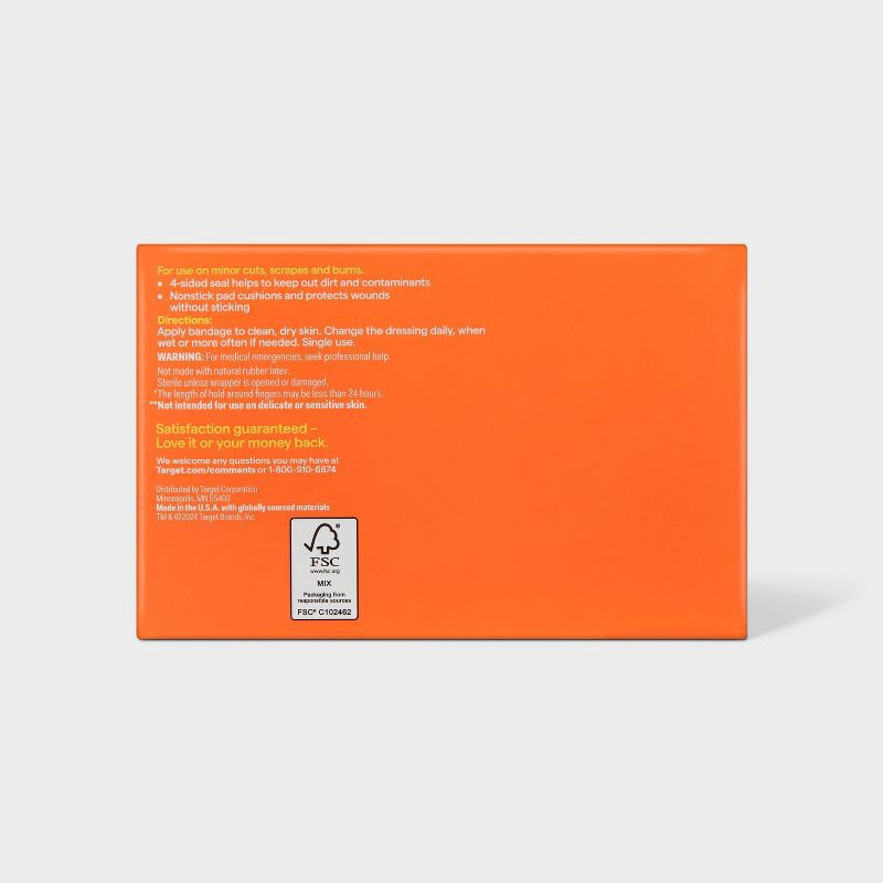 slide 3 of 4, Strong-Strips Flexible Fabric Bandages - 60ct - up&up™, 60 ct