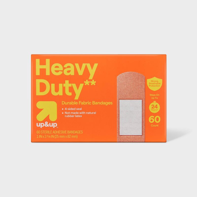 slide 1 of 4, Strong-Strips Flexible Fabric Bandages - 60ct - up&up™, 60 ct