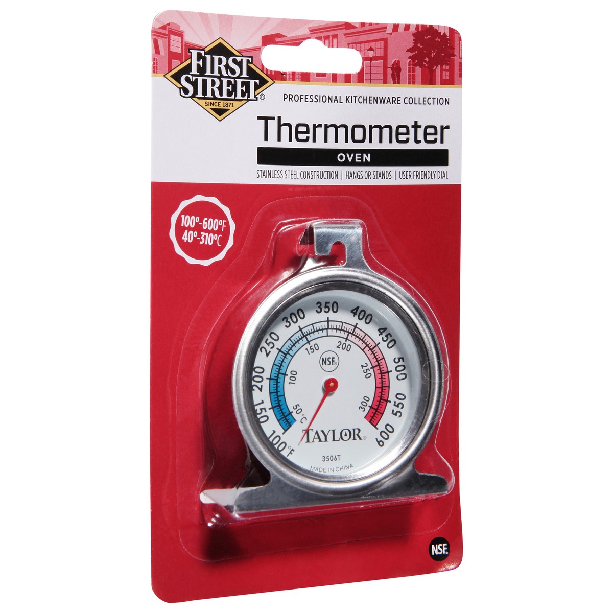 slide 12 of 12, First Street Oven Termometer, 1 ct