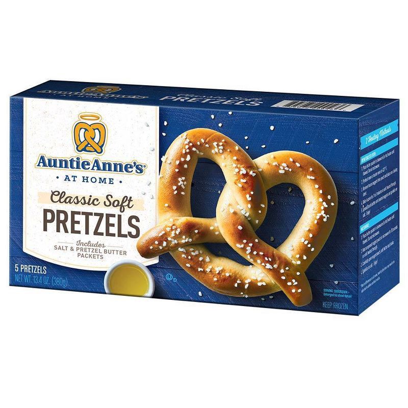 slide 2 of 3, Auntie Anne's Classic Soft Frozen Pretzels - 13.4oz/5ct, 13.4 oz, 5 ct