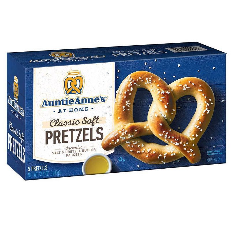 slide 3 of 3, Auntie Anne's Classic Soft Frozen Pretzels - 13.4oz/5ct, 13.4 oz, 5 ct