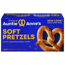 Auntie Anne's Classic Soft Frozen Pretzels - 13.4oz/5ct