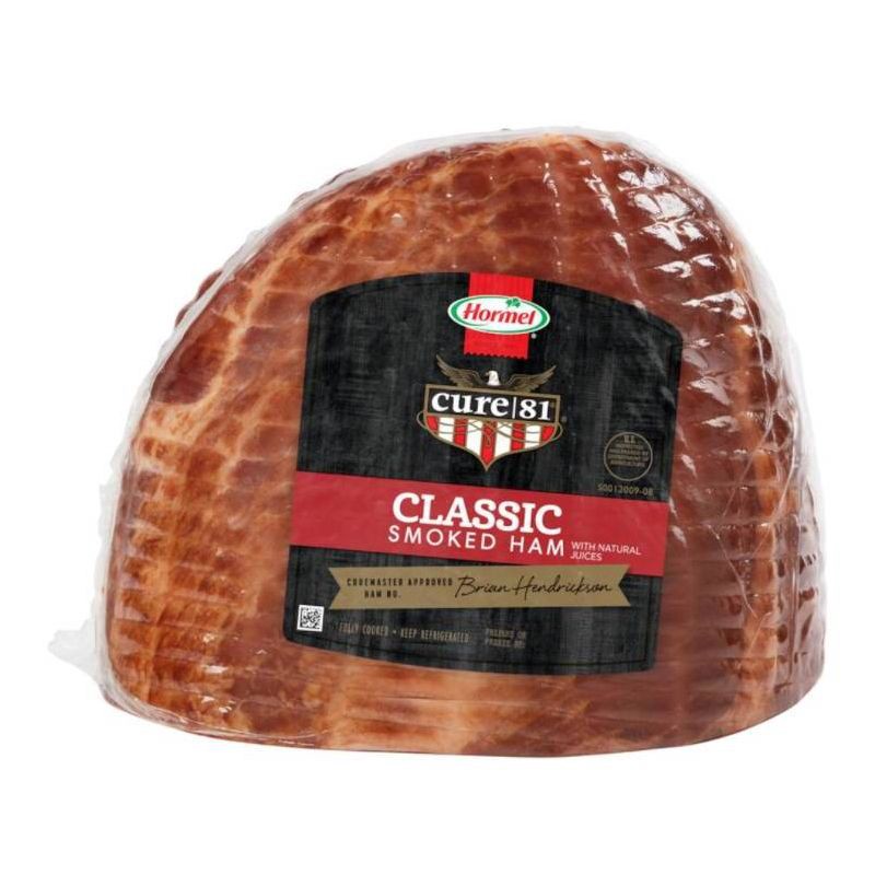 slide 1 of 6, Hormel Cure 81 Boneless Half Ham - 2-5.5lbs - price per lb, per lb