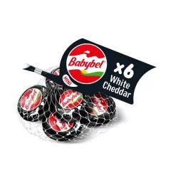 Mini Babybel White Cheddar Semisoft Cheeses - 6ct