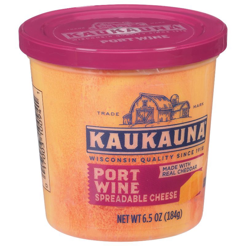 slide 2 of 3, Kaukauna Port Wine Spreadable Cheese - 6.5oz, 6.5 oz