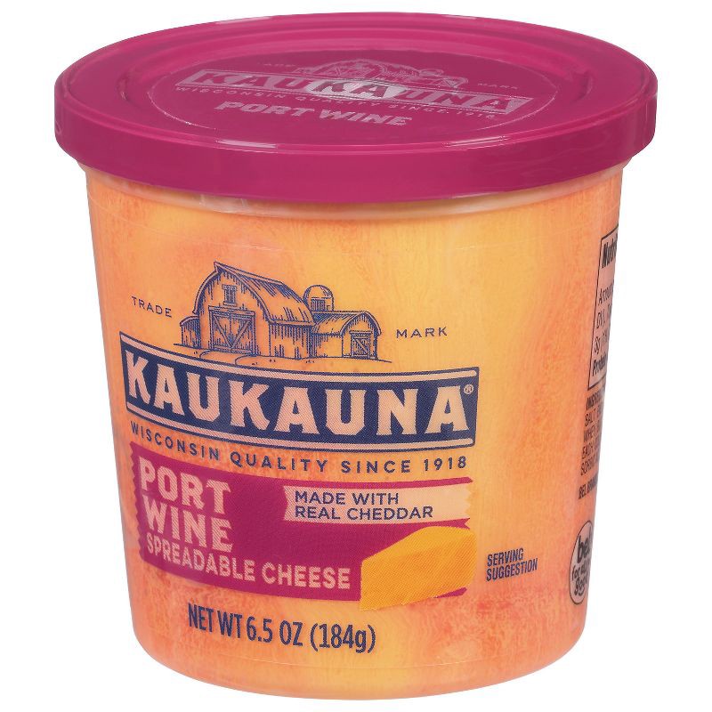 slide 3 of 3, Kaukauna Port Wine Spreadable Cheese - 6.5oz, 6.5 oz