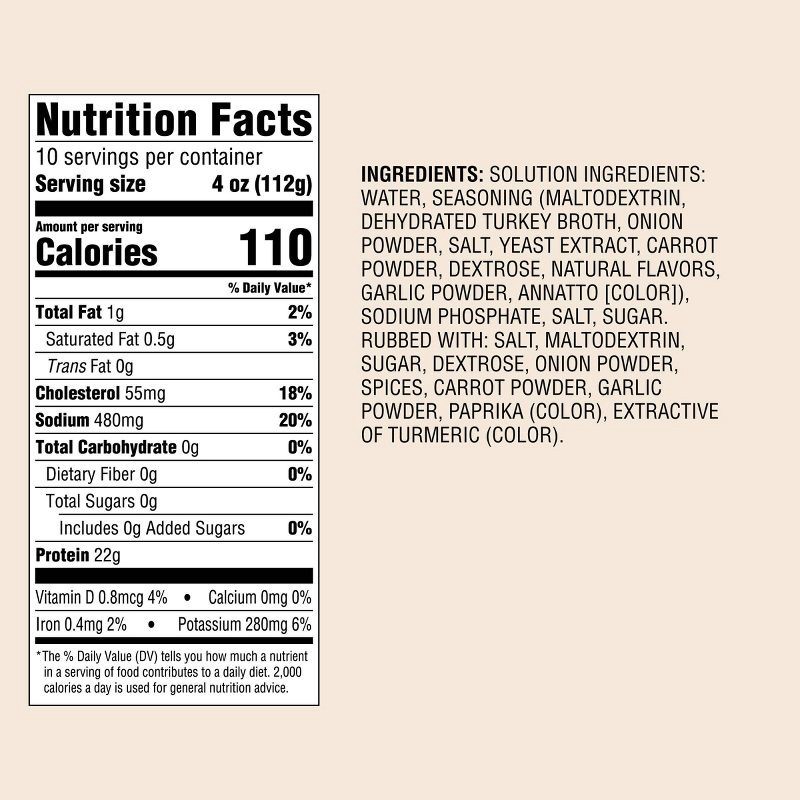 slide 4 of 4, Cook-in-Bag Homestyle Boneless Turkey Breast - Frozen - 2.5lbs - Serves 5 - Good & Gather™, 2.5 lb