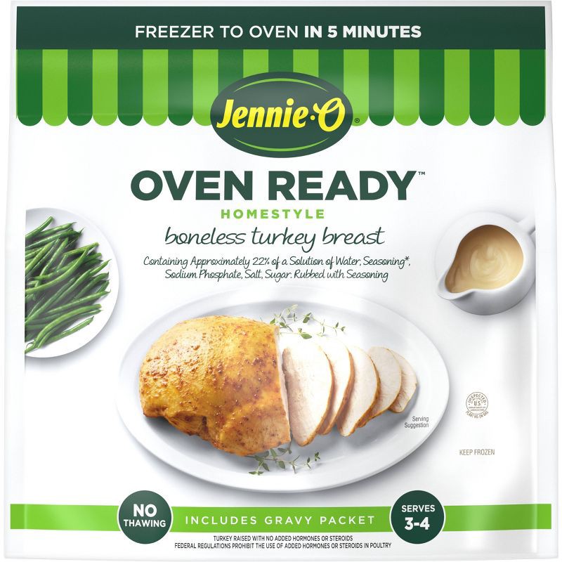 slide 1 of 5, Jennie-O Oven Ready Boneless Turkey Breast - Frozen - 2.83lbs, 2.83 lb