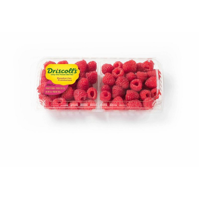 slide 6 of 7, Raspberries - 12oz, 12 oz