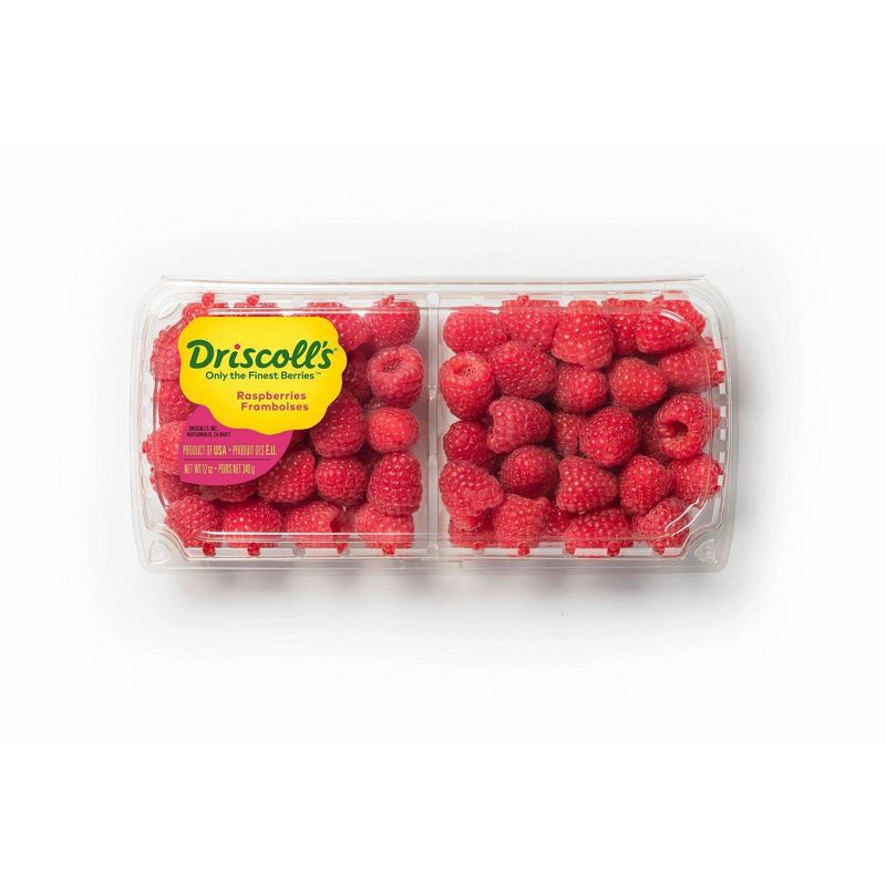 slide 7 of 8, Raspberries - 12oz, 12 oz