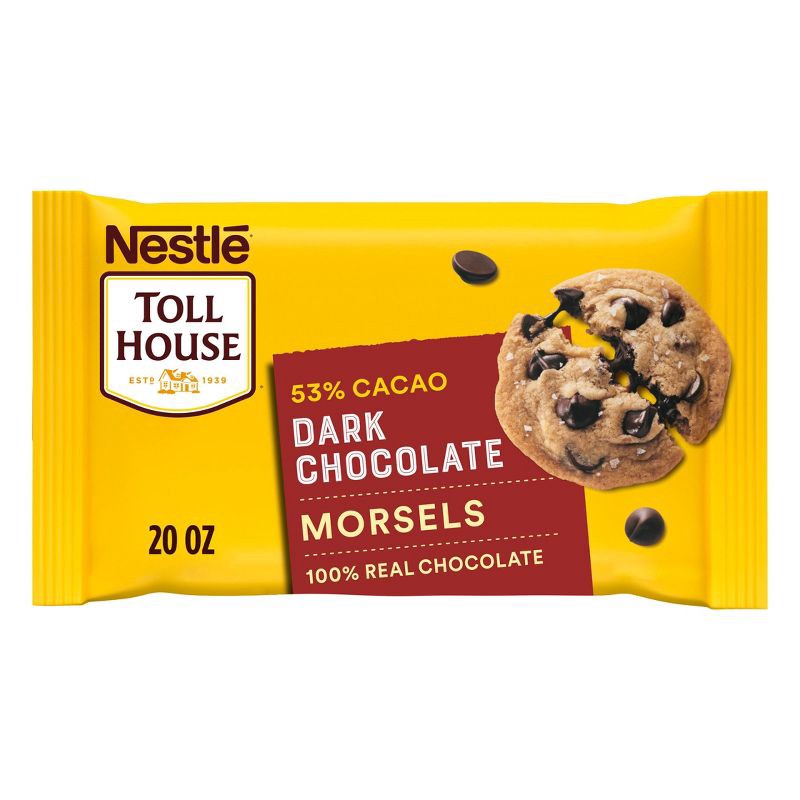 slide 16 of 16, Nestle Toll House Dark Chocolate Chips for Cookie Baking - 20oz, 20 oz