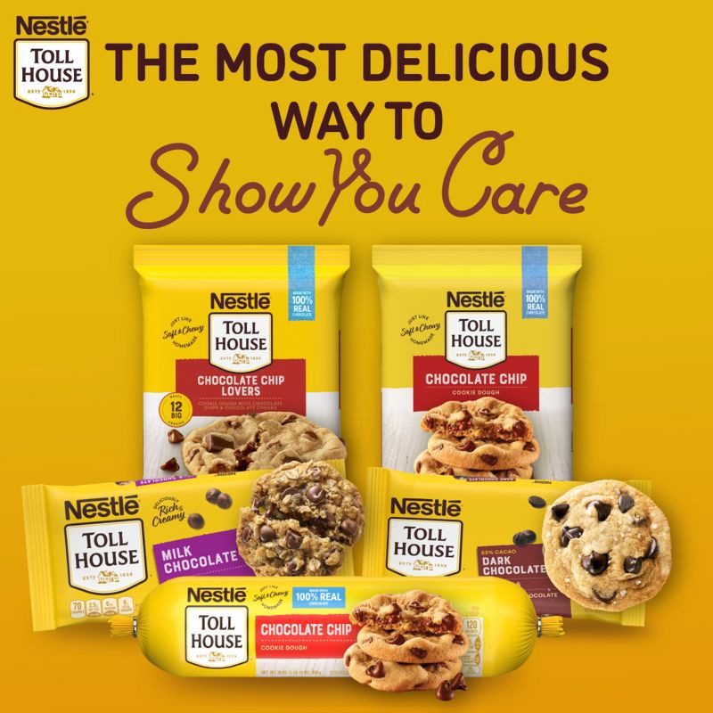 slide 8 of 16, Nestle Toll House Dark Chocolate Chips for Cookie Baking - 20oz, 20 oz