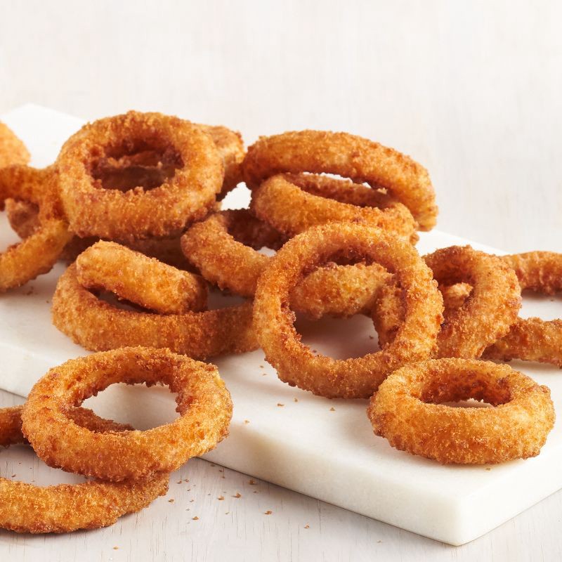 slide 2 of 10, Alexia Frozen Crispy Vegan Onion Rings - 13.5oz, 13.5 oz