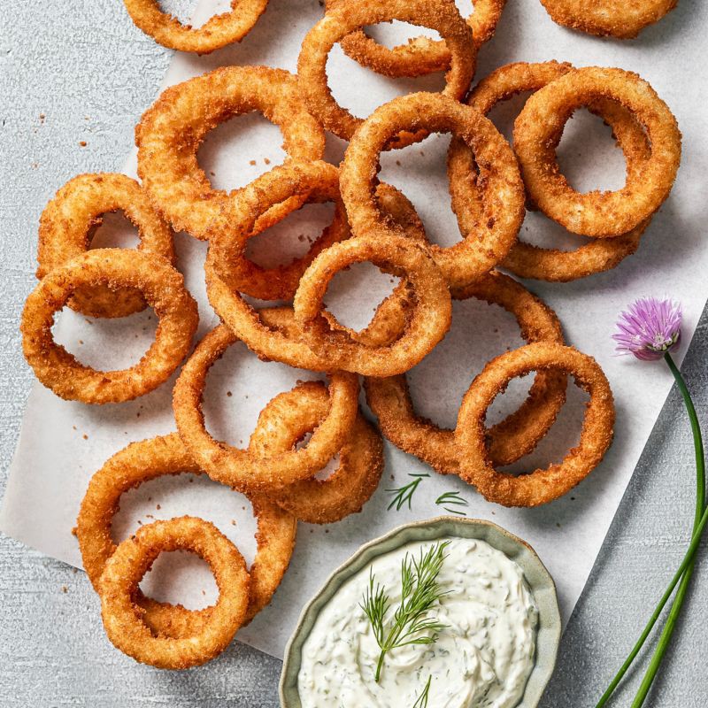 slide 5 of 10, Alexia Frozen Crispy Vegan Onion Rings - 13.5oz, 13.5 oz