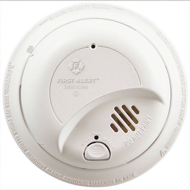 slide 2 of 6, First Alert SA9120BPCN Hardwired Smoke Detector with Battery Backup, 1 ct