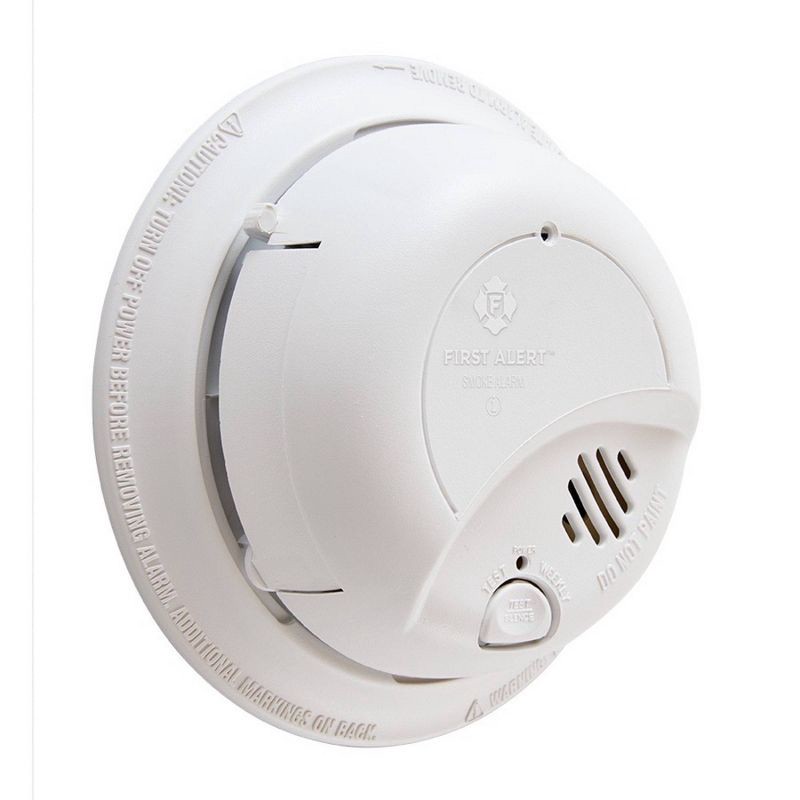 slide 3 of 6, First Alert SA9120BPCN Hardwired Smoke Detector with Battery Backup, 1 ct