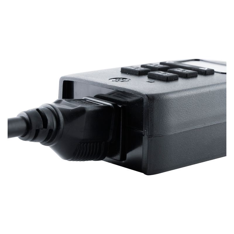 slide 4 of 5, myTouchSmart Indoor/Outdoor Plug-In Digital Timer Black, 1 ct