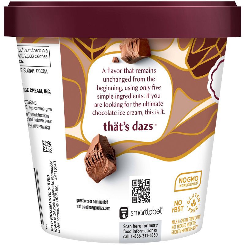 slide 12 of 12, Haagen-Dazs Chocolate Ice Cream - 14oz, 14 oz