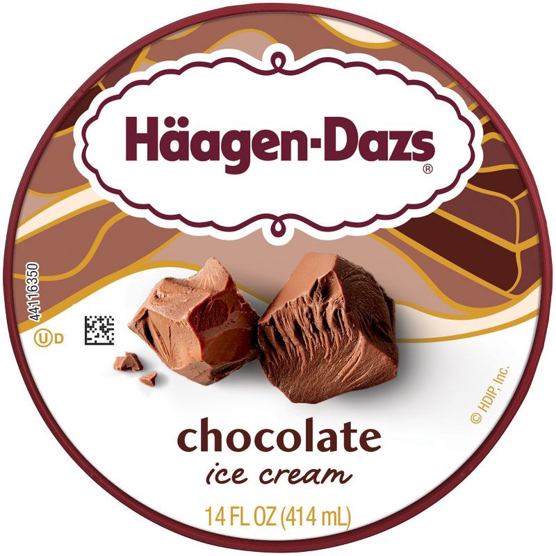 slide 4 of 12, Haagen-Dazs Chocolate Ice Cream - 14oz, 14 oz