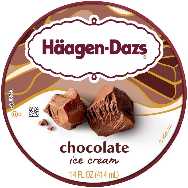 slide 9 of 15, Haagen-Dazs Chocolate Ice Cream - 14 fl oz, 14 fl oz