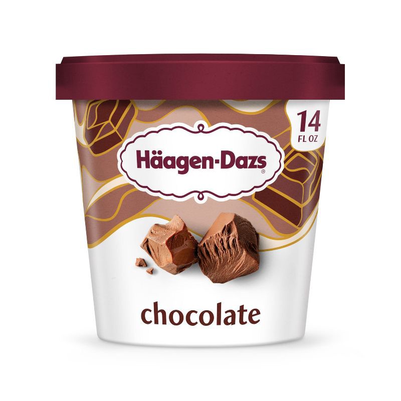 slide 1 of 12, Haagen-Dazs Chocolate Ice Cream - 14oz, 14 oz