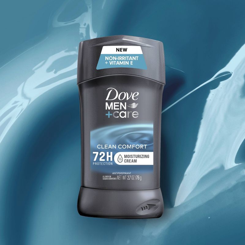 slide 2 of 5, Dove Men+Care 72-Hour Antiperspirant & Deodorant Stick - Clean Comfort - 2.7oz/2ct, 5.4 oz