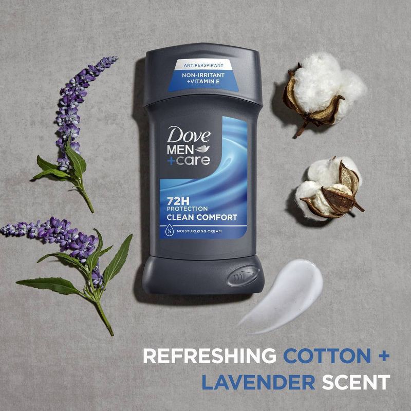 slide 2 of 6, Dove Men+Care 72-Hour Antiperspirant & Deodorant Stick - Clean Comfort - 2.7oz/2ct, 2 ct; 2.7 oz