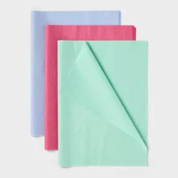 20ct Tissue Paper Purple/Pink/Turquoise - Spritz™: Gift Bag Tissue Papers for All Occasions, 20 Pack