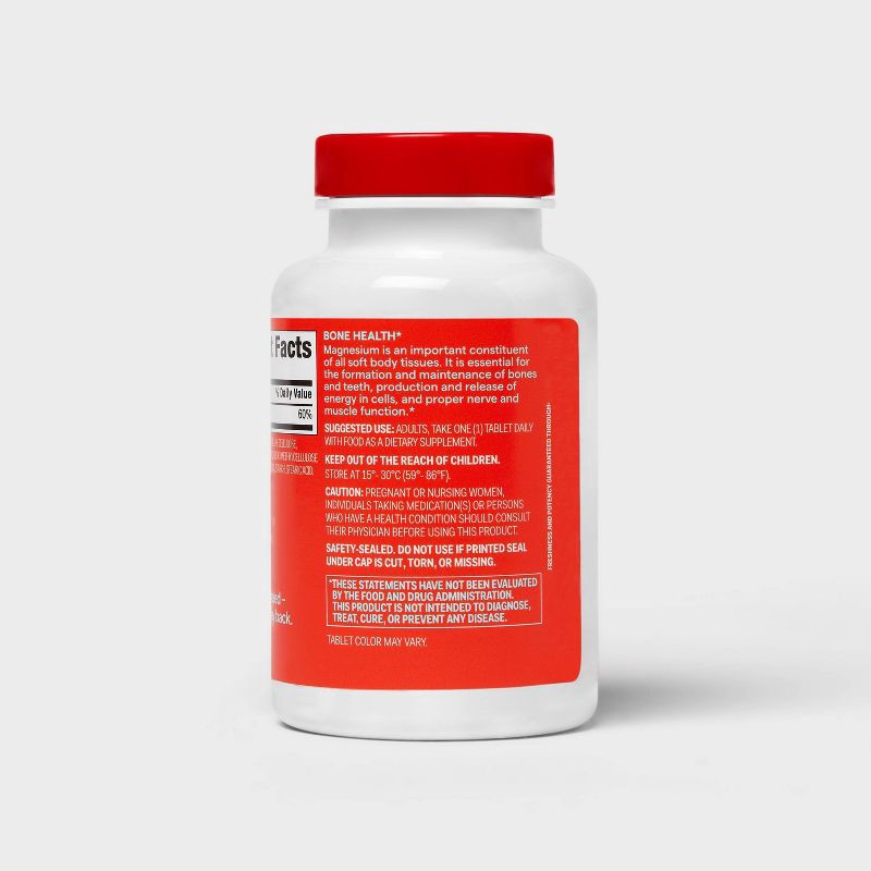 slide 4 of 5, Magnesium Dietary Supplement Tablets - 250ct - up&up™, 250 ct