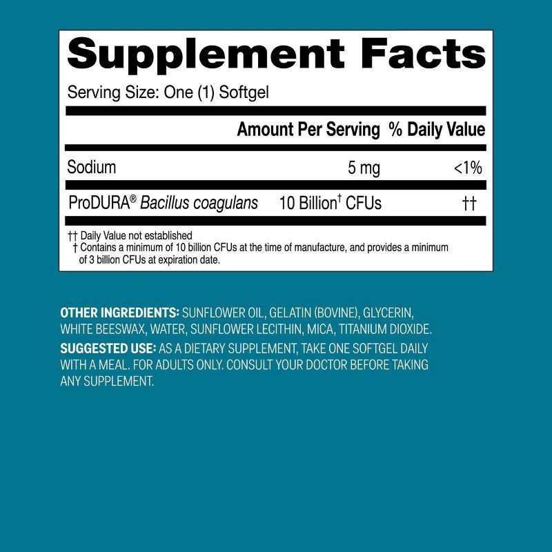 slide 5 of 5, Probiotic ProGels Dietary Supplement Softgels - 30ct - up&up™, 30 ct