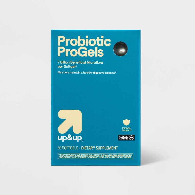 slide 1 of 5, Probiotic ProGels Dietary Supplement Softgels - 30ct - up&up™, 30 ct