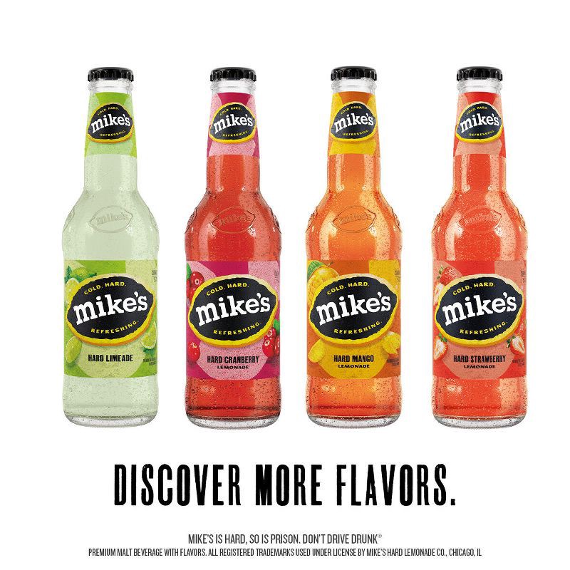 slide 3 of 13, Mike's Hard Lemonade Mike's Hard Black Cherry Lemonade - 6pk/11.2 fl oz Bottles, 6 ct; 11.2 fl oz