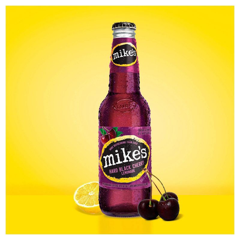 slide 4 of 5, Mike's Hard Lemonade Mike's Hard Black Cherry Lemonade - 6pk/11.2 fl oz Bottles, 6 ct; 11.2 fl oz