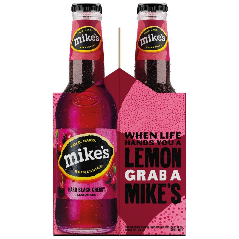 slide 11 of 13, Mike's Hard Lemonade Mike's Hard Black Cherry Lemonade - 6pk/11.2 fl oz Bottles, 6 ct; 11.2 fl oz