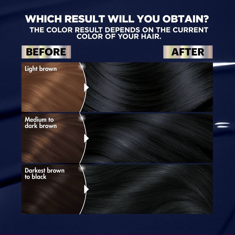 slide 3 of 13, Garnier Ultra Color Nourishing Hair Cream - BL11 Jet Blue Black, 1 ct