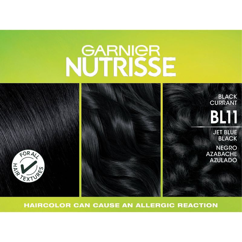 slide 4 of 7, Garnier Ultra Color Nourishing Hair Cream - BL11 Jet Blue Black, 1 ct